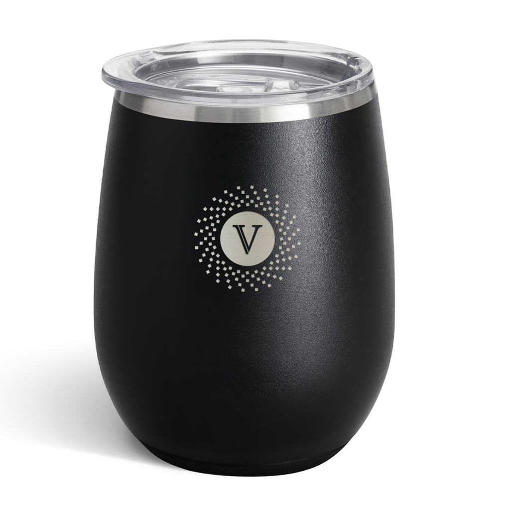 Swig Life Black 12 oz Stainless Steel Stemless Wine Tumbler