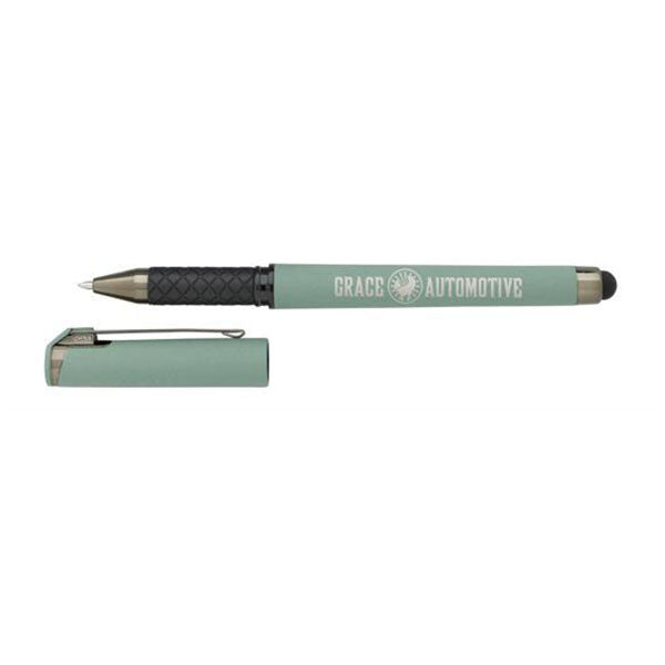 Good Value Sage Green Cali Stylus Gunmetal Suede RABS Pen