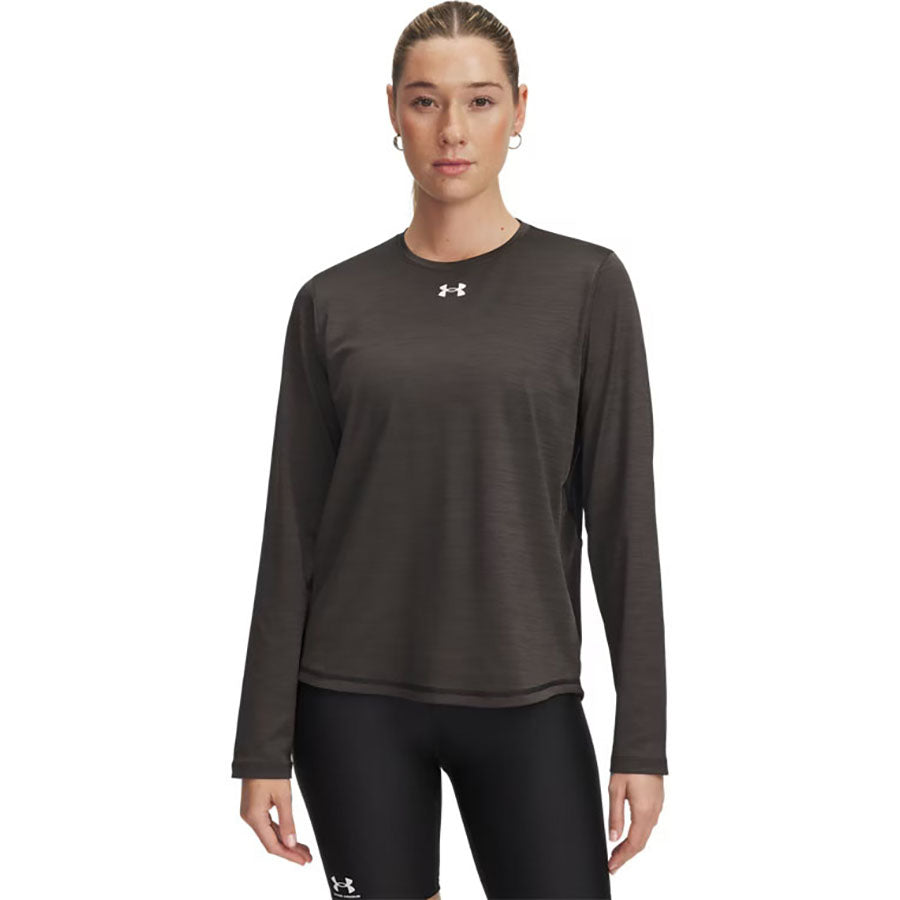 Under Armour Women's Black/White Tech Vent Team Long Sleeve