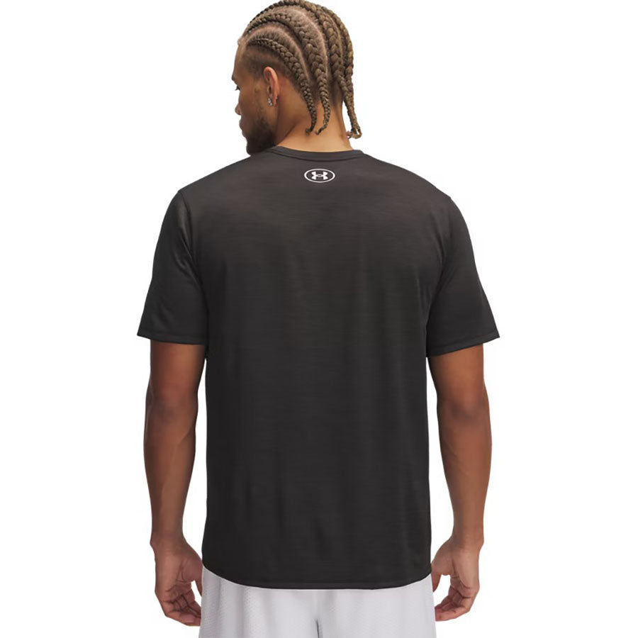 Under Armour Men's Black/White Tech Vent Team Short Sleeve
