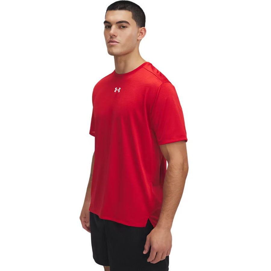 Under Armour Men's Red/White Tech Vent Team Short Sleeve