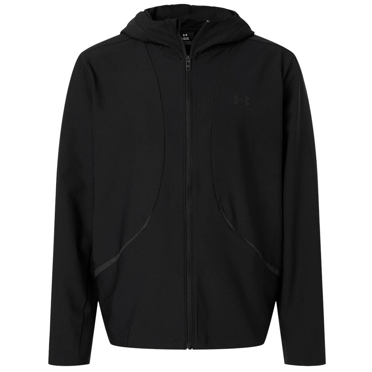 Under Armour Men's Black/Black Unstoppable Woven Full-Zip Jacket