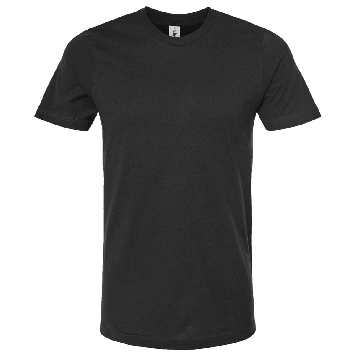 Tultex Black Combed Cotton T-Shirt