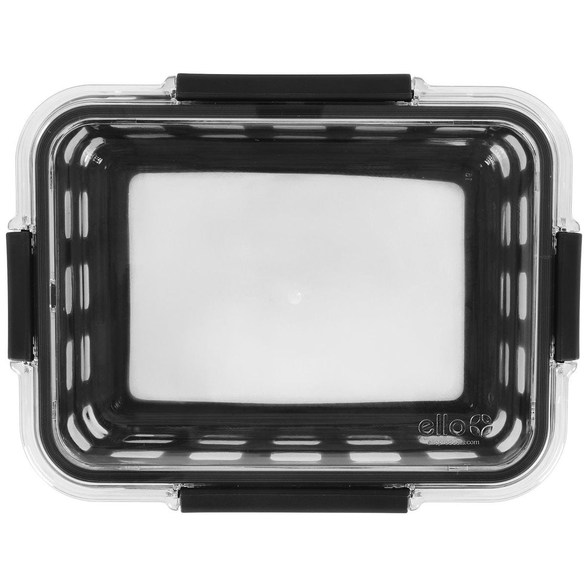 Ello Black Duraglass Storage Container
