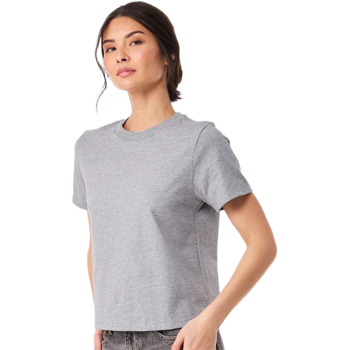Bella + Canvas Women's Athletic Heather 6 oz Heavyweight Tee