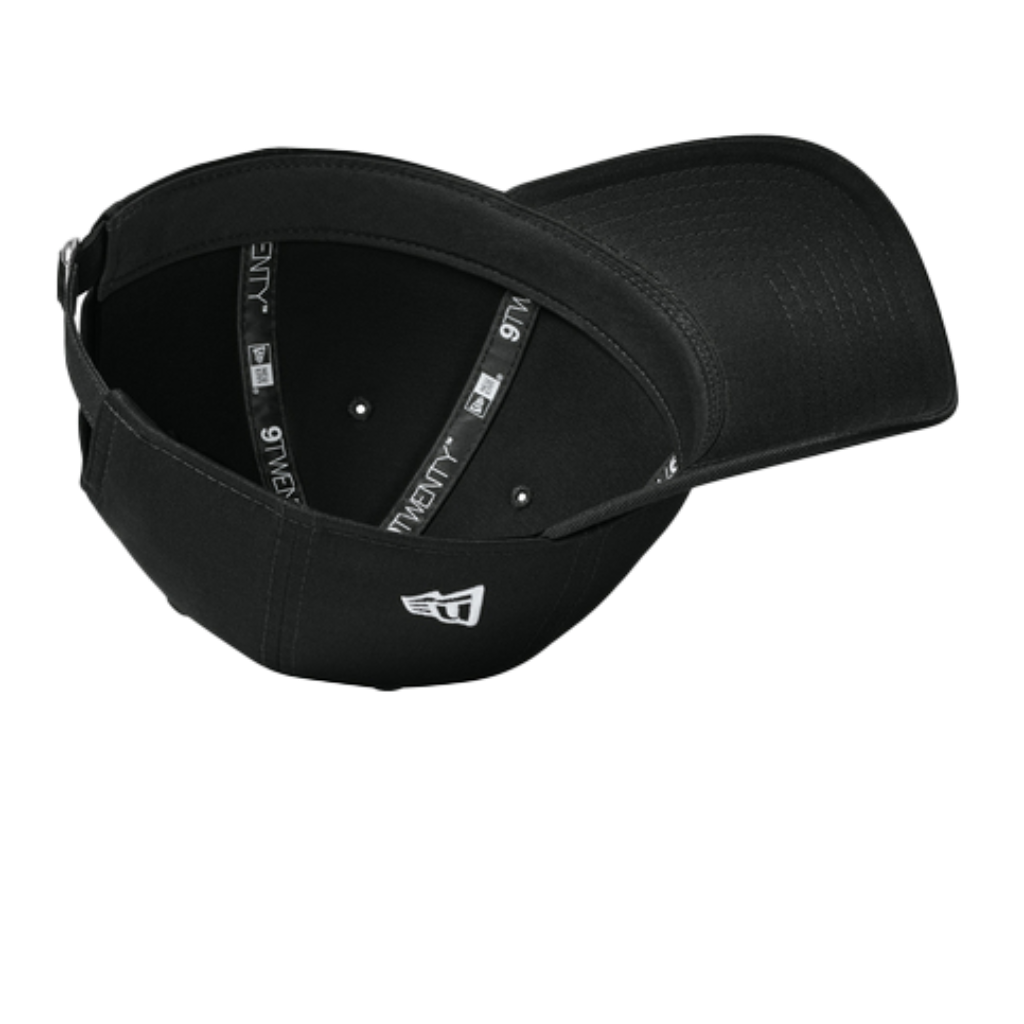 New Era Flag Black Adjustable Unstructured Cap