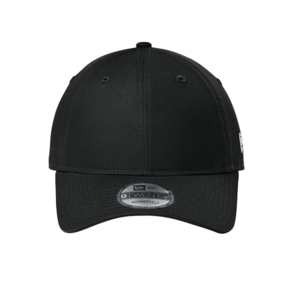New Era Flag Black Adjustable Unstructured Cap