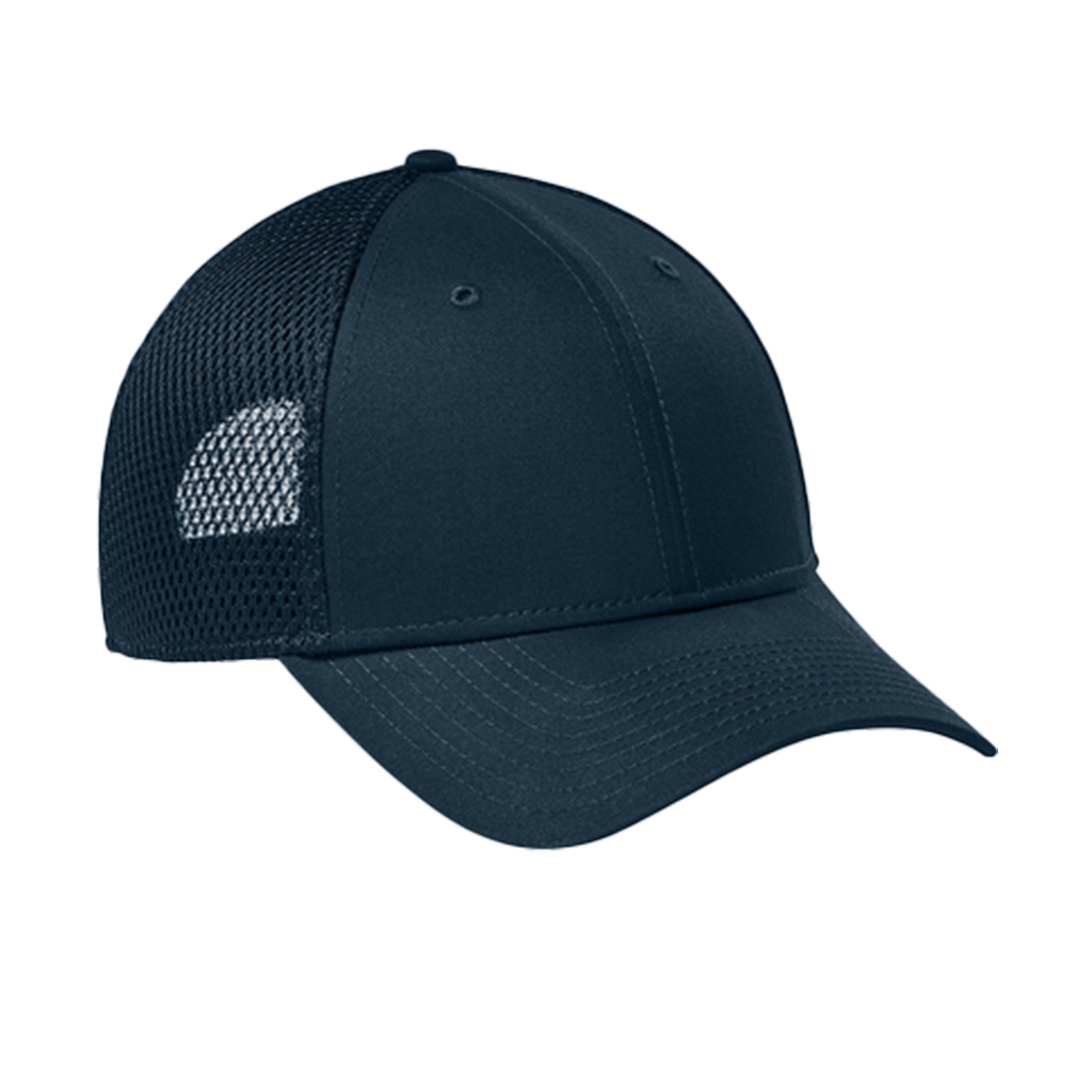 New Era Flag Deep Navy Snapback Contrast Front Mesh Cap
