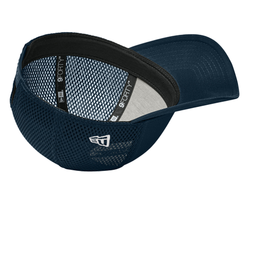 New Era Flag Deep Navy Snapback Contrast Front Mesh Cap