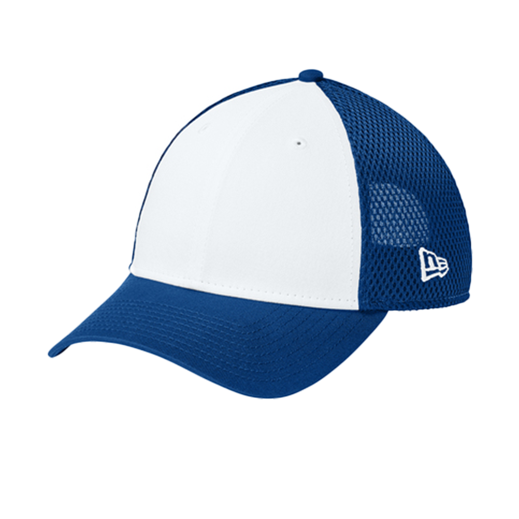 New Era Flag White/Royal Snapback Contrast Front Mesh Cap