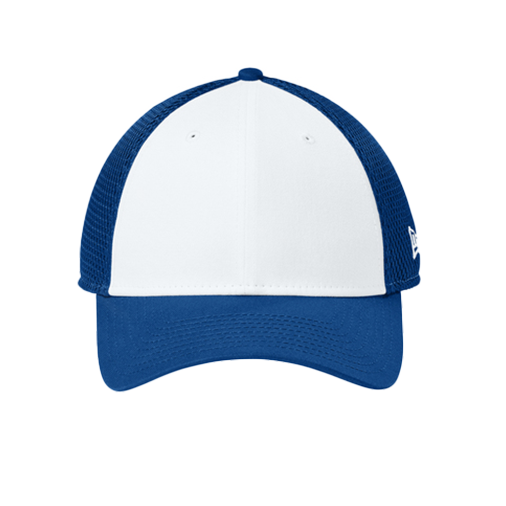 New Era Flag White/Royal Snapback Contrast Front Mesh Cap