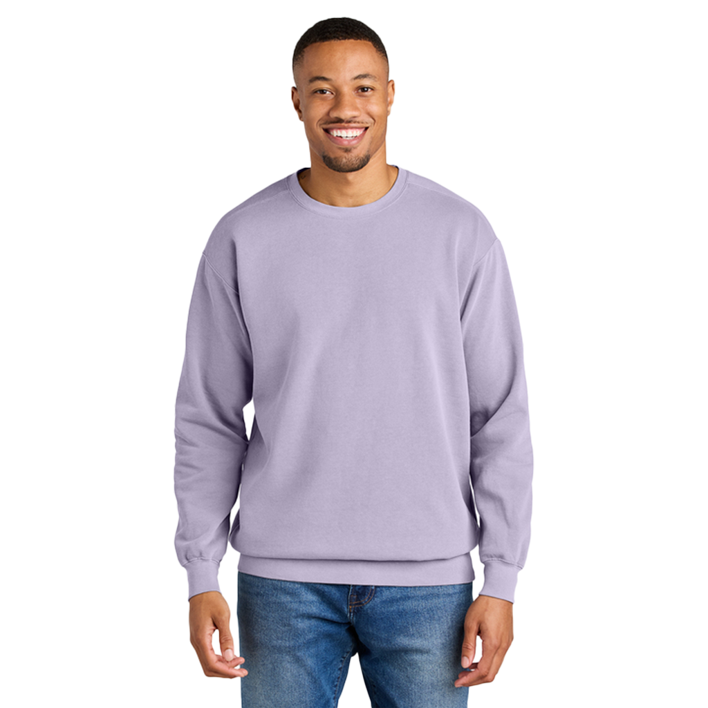 Comfort Colors Orchid Men’s Ring Spun Crewneck Sweatshirt