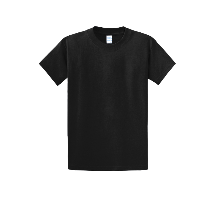 Port & Co Jet Black Tall Essential Tee