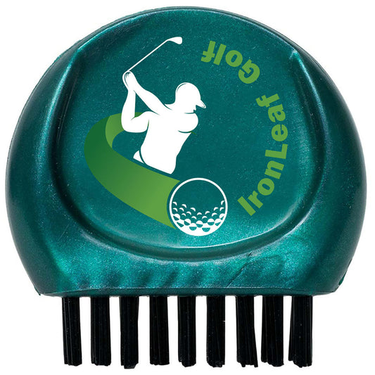 Koozie Metallic Teal Compact Golf Club D-Brush