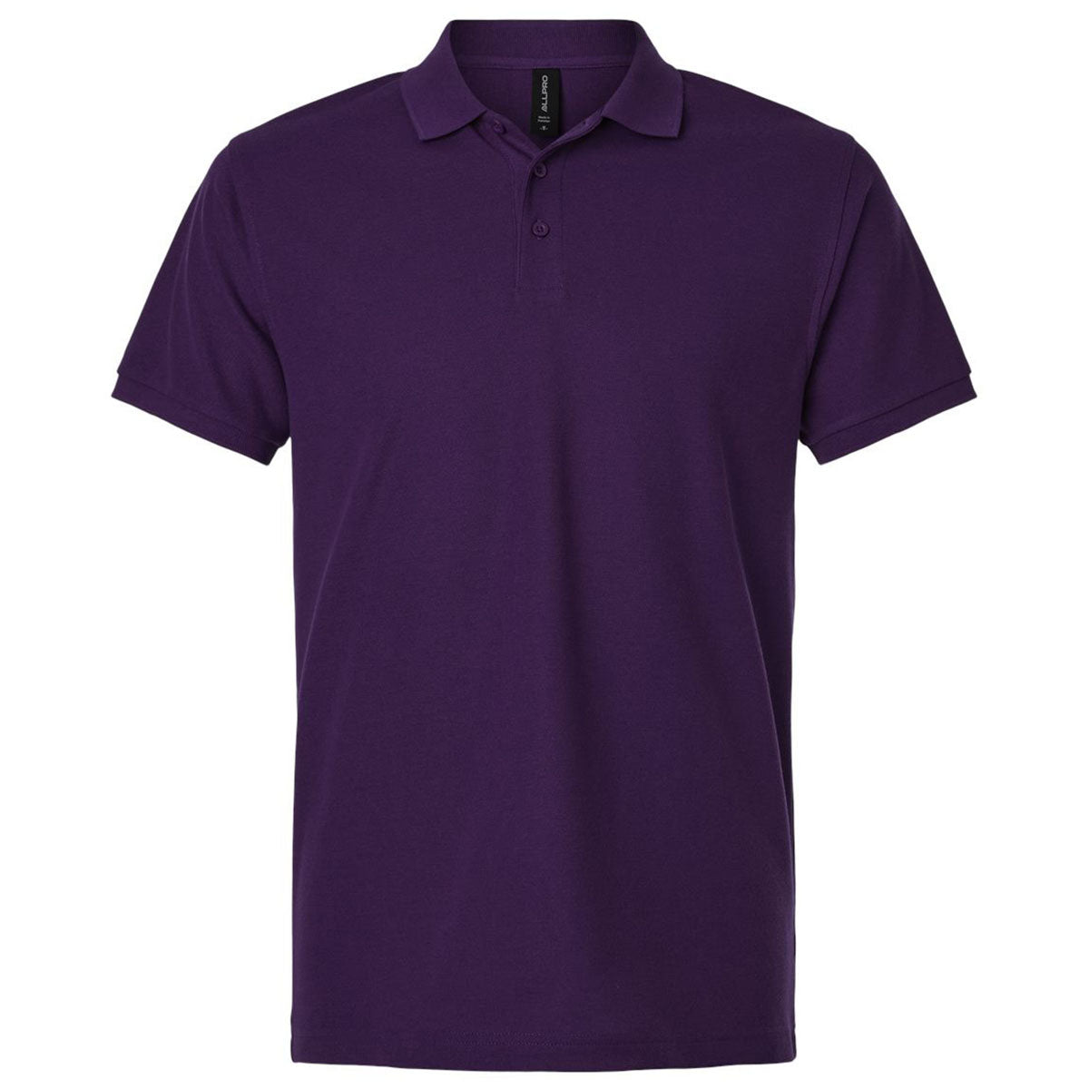 AllPro Men's Purple Pique Polo