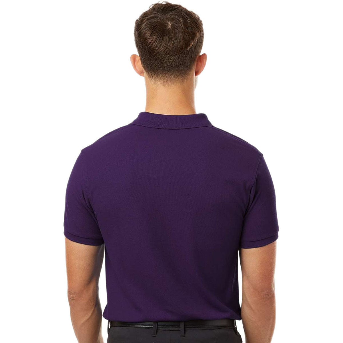 AllPro Men's Purple Pique Polo