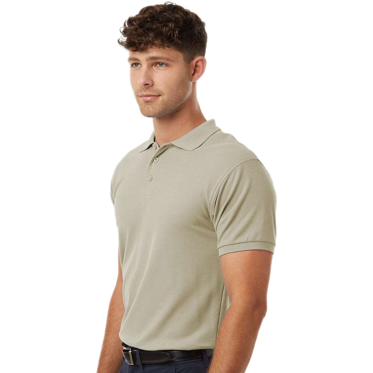AllPro Men's Sand Pique Polo