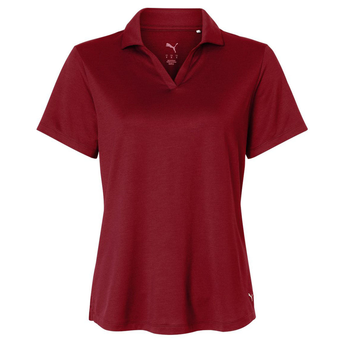 Puma Golf Women's Dark Crimson Icon Polo 2.0