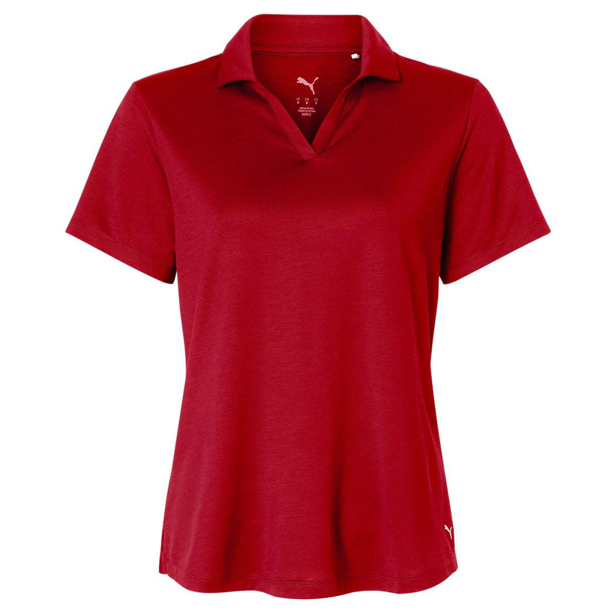 Puma Golf Women's Strong Red Icon Polo 2.0