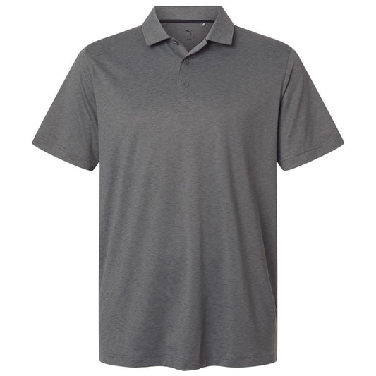 Puma Golf Men's Slate Sky Heather Icon Heather Polo 2.0