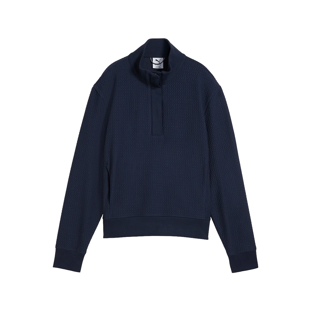 Puma Women's Deep Navy Boulder Quarter Zip