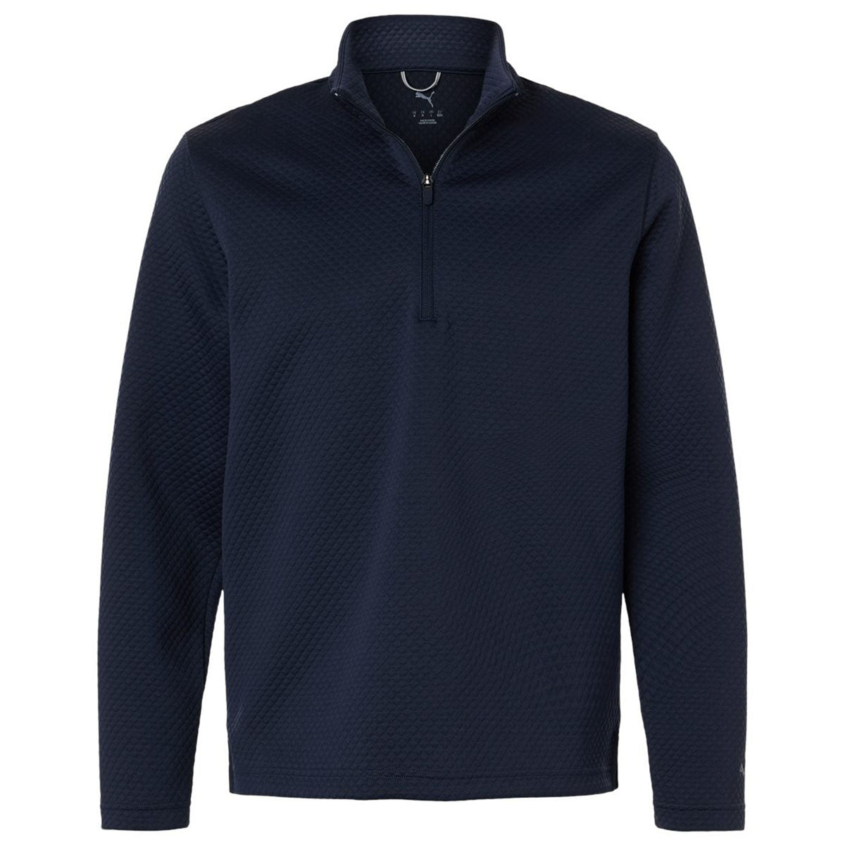 Puma Golf Men's Deep Navy Pebble Quarter-Zip Pullover