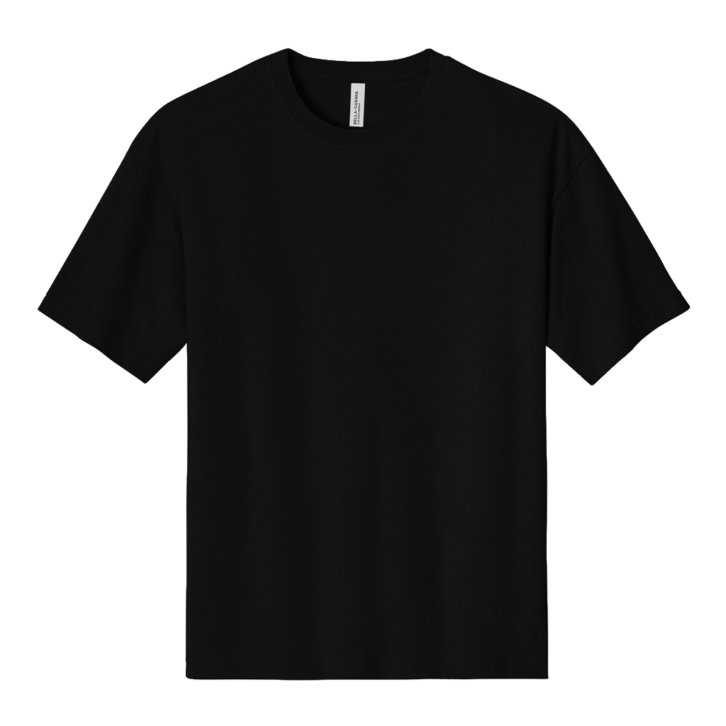 BELLA+CANVAS Black Unisex 6-Ounce Heavyweight Tee