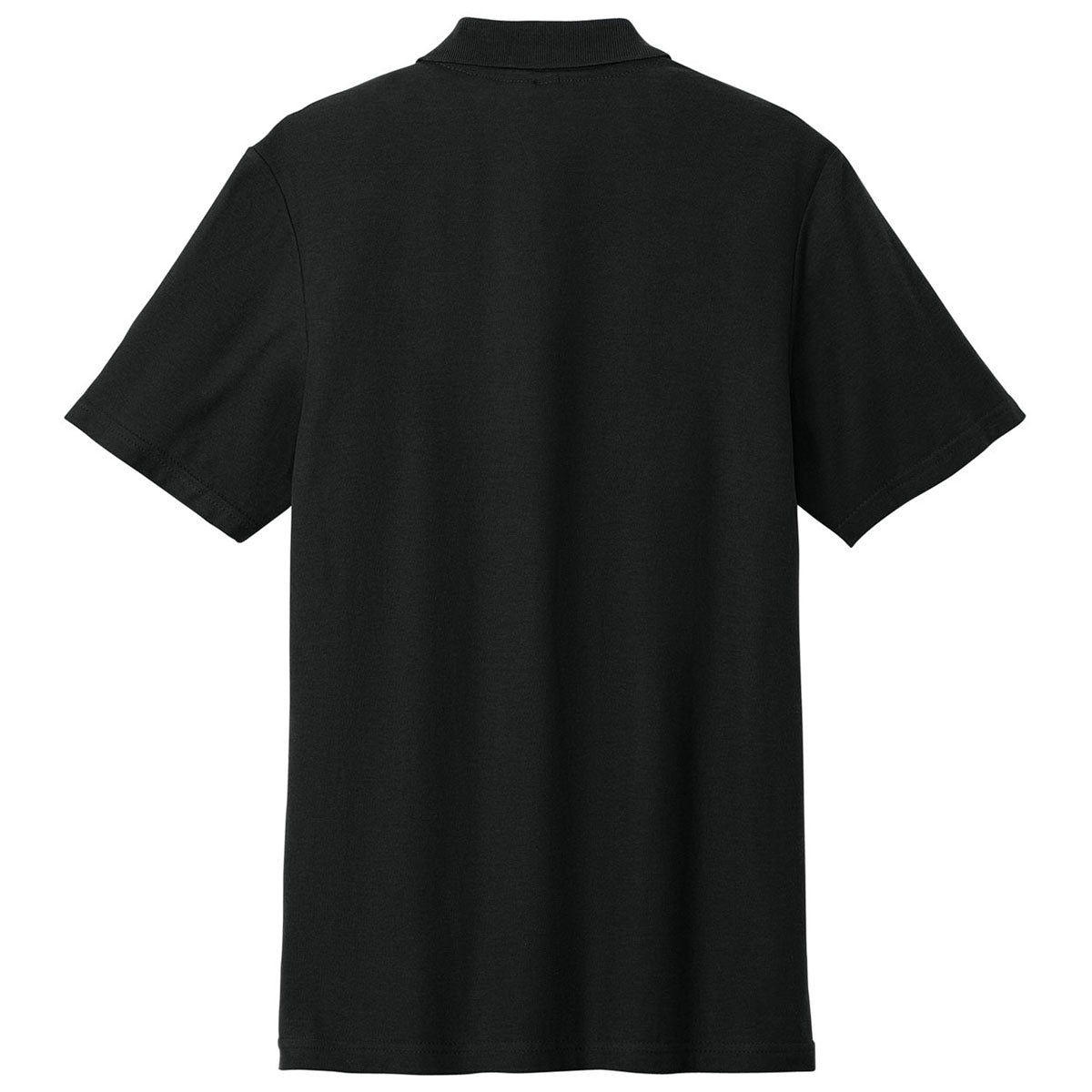 Gildan Men's Black Softstyle Pique Polo