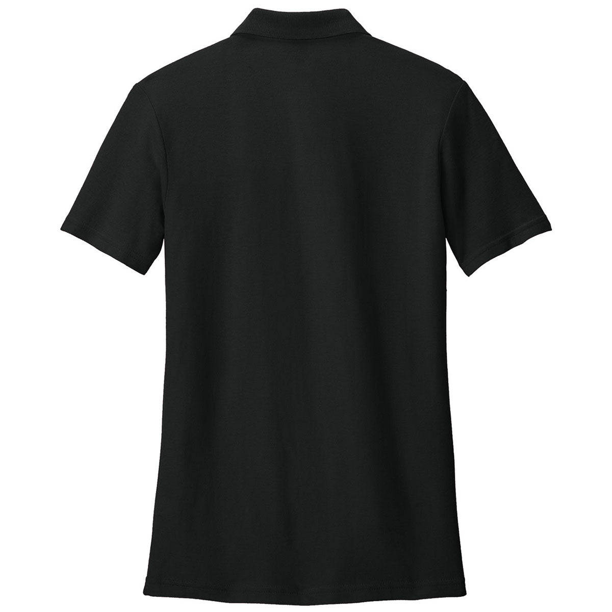 Gildan Women's Black Softstyle Pique Polo