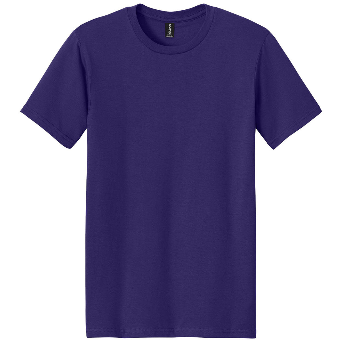 Gildan Men's Purple Softstyle Plasma Print Tee