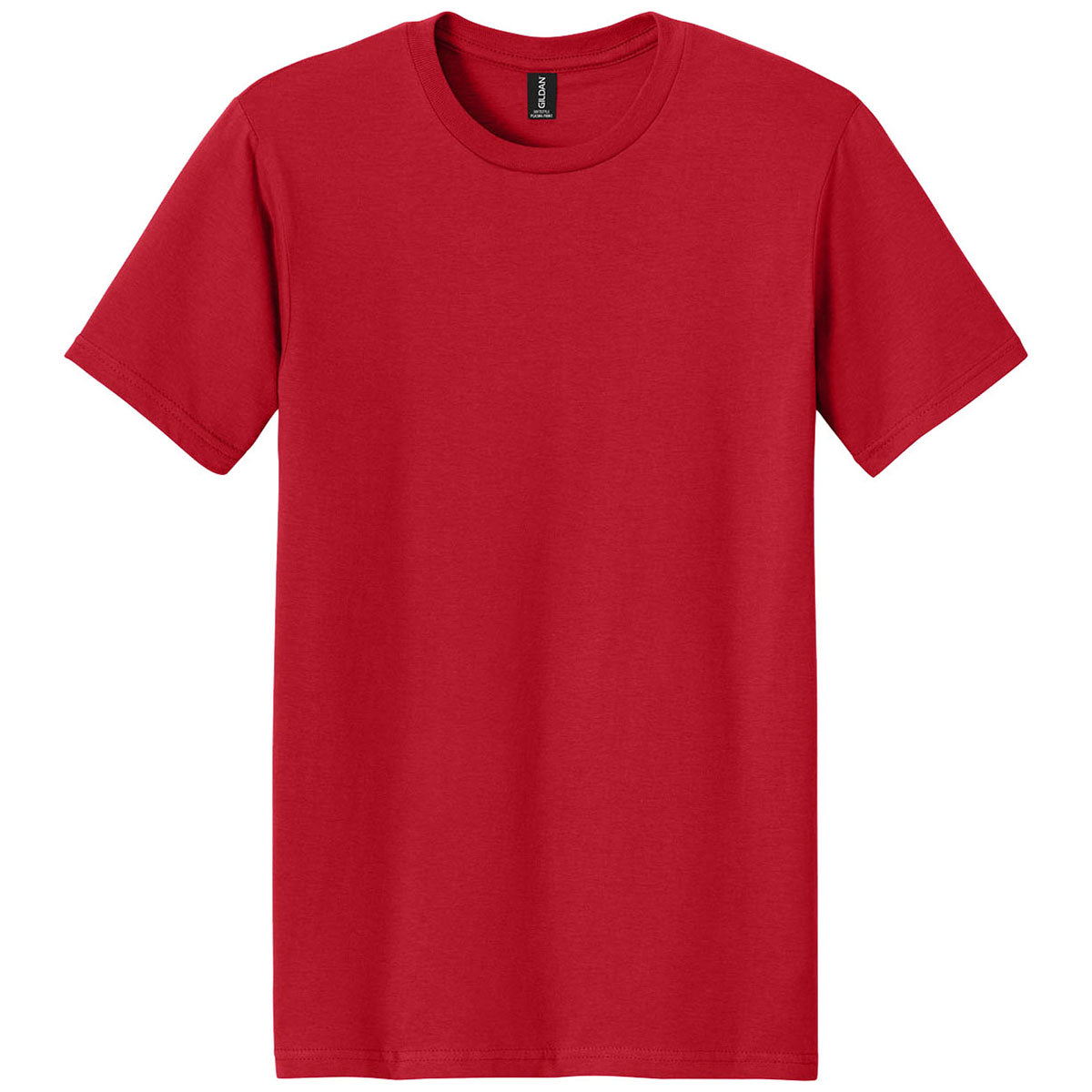 Gildan Men's Red Softstyle Plasma Print Tee