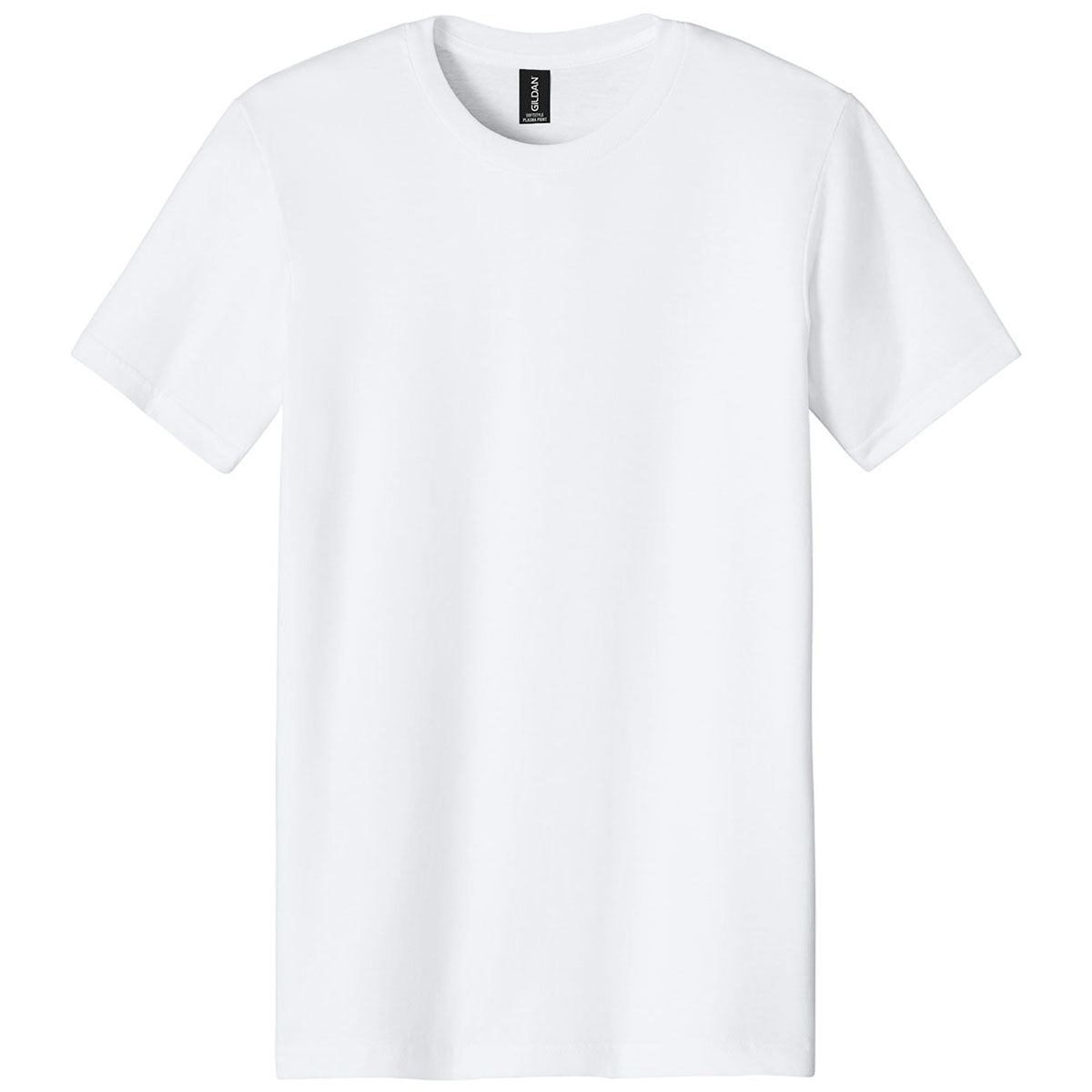 Gildan Men's White Softstyle Plasma Print Tee