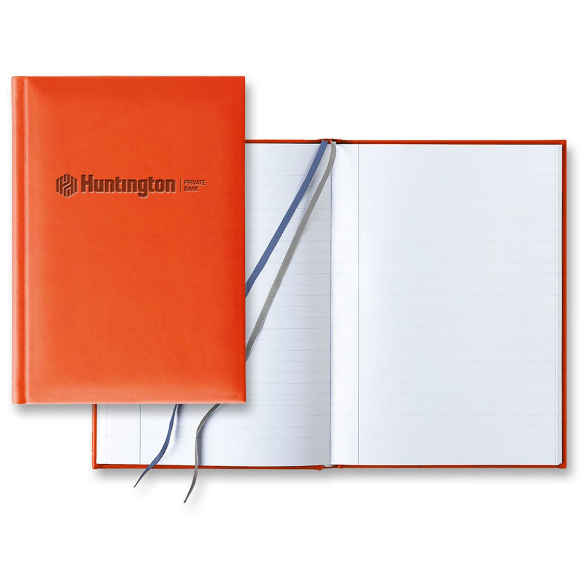 Castelli Orange Tucson Slim Grande Lined White Page Journal