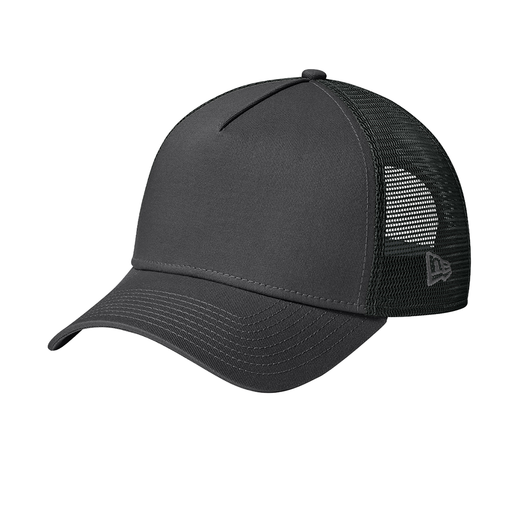 New Era Flag Graphite/Black Snapback Trucker Cap