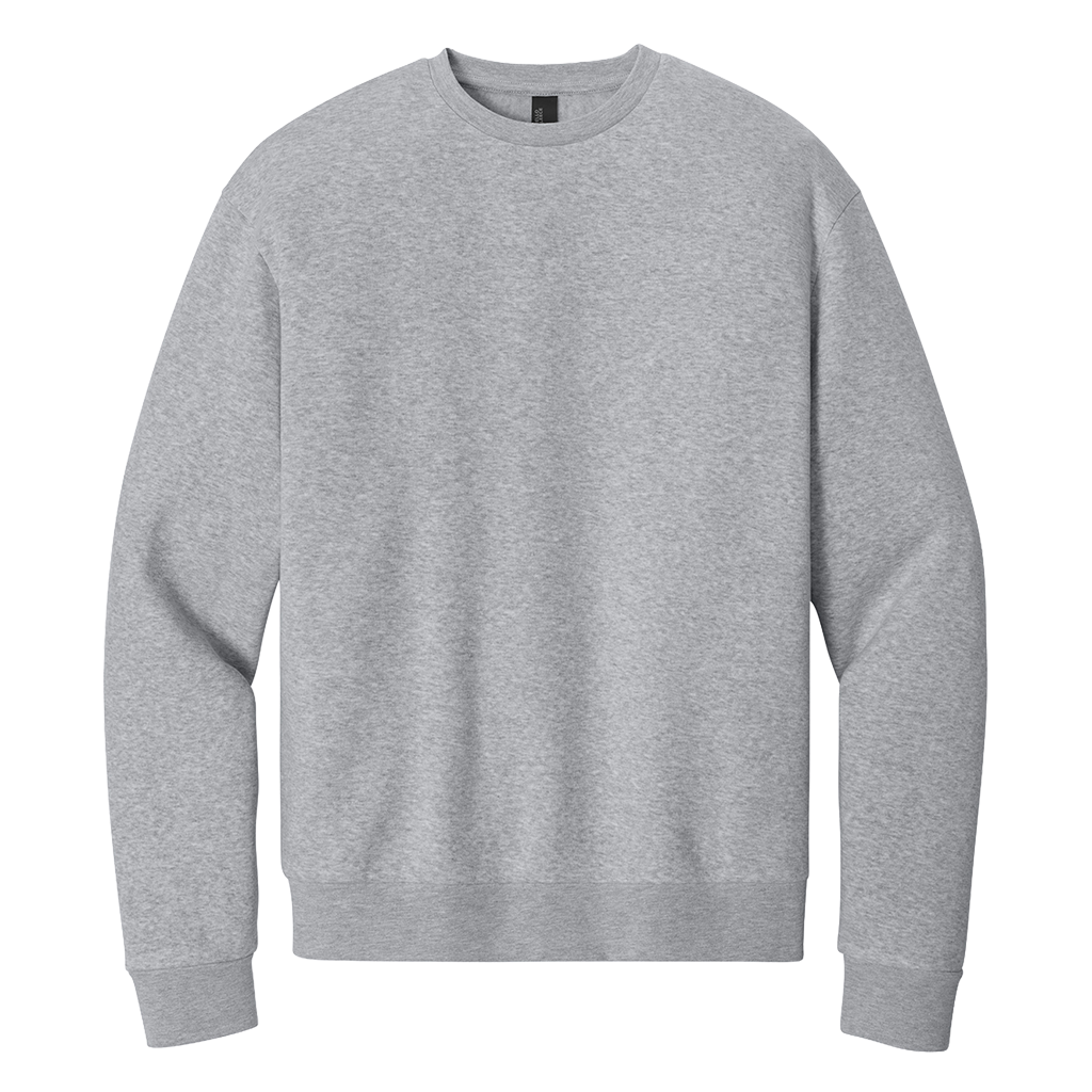 District Light Grey Heather MelloFleece Crew