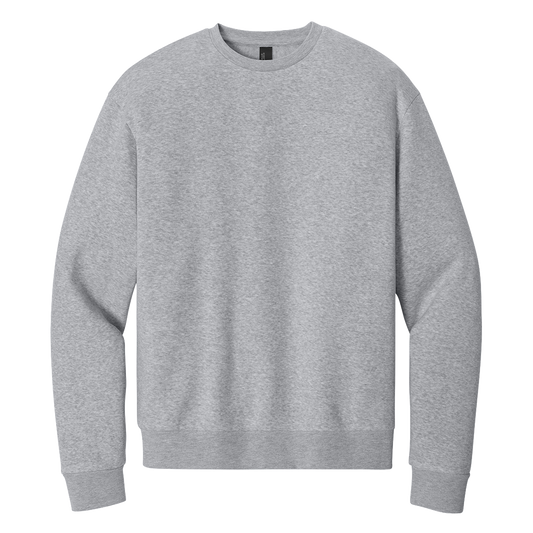 District Light Grey Heather MelloFleece Crew