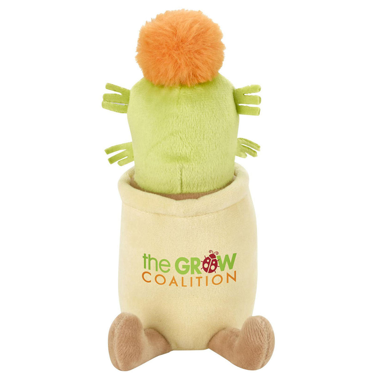 Chelsea Teddy Bear Cactus with Orange Bloom Zenzies 7" to 9.5" Plush