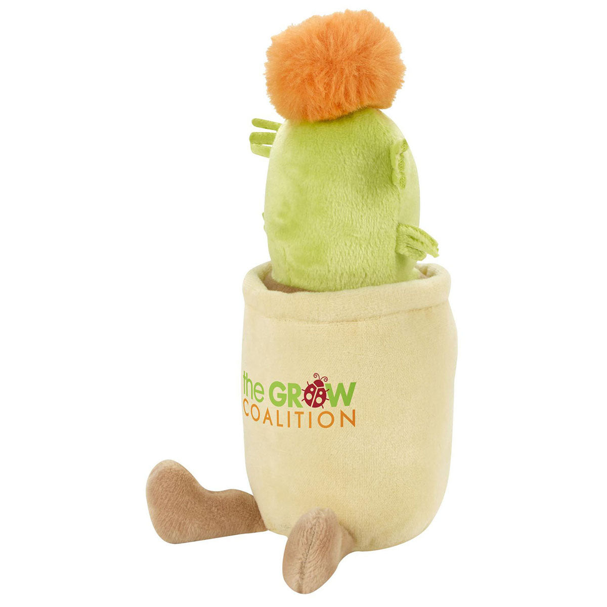 Chelsea Teddy Bear Cactus with Orange Bloom Zenzies 7" to 9.5" Plush
