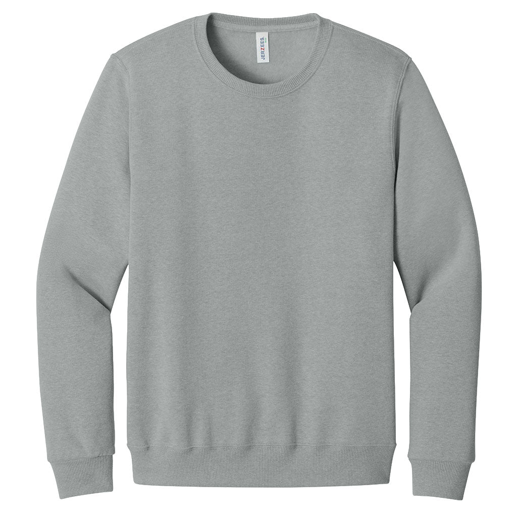 Jerzees Men Frost Grey Heather Eco Premium Blend Crewneck Sweatshirt
