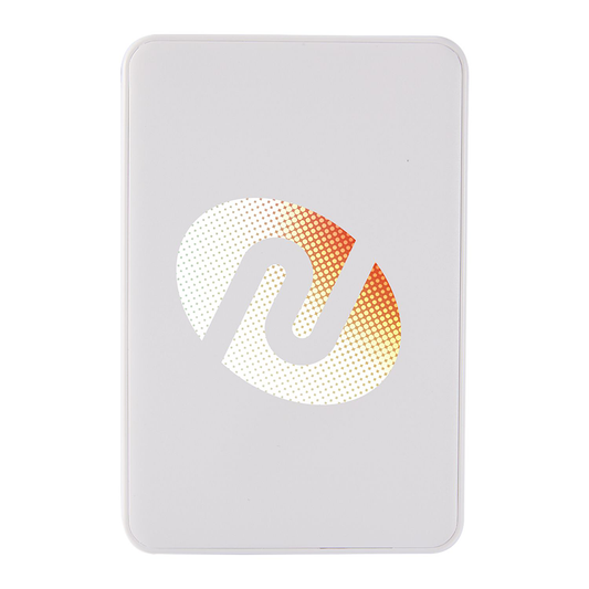 Leed's White MI Power 5000 mAh MagClick 15W Wireless Power Bank