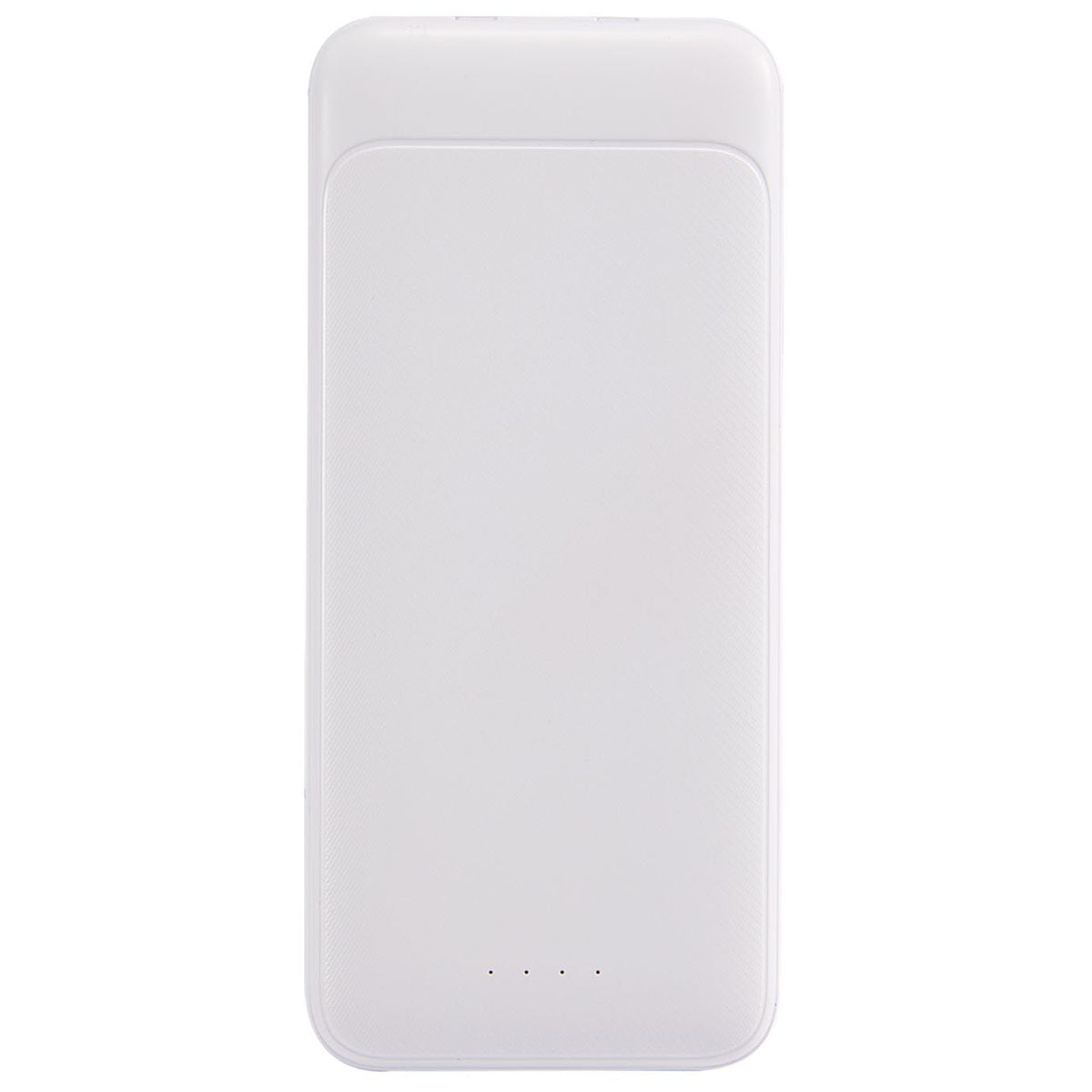 Leed's White Pwr Pal 10000 mAh Power Bank with Integrated Cable