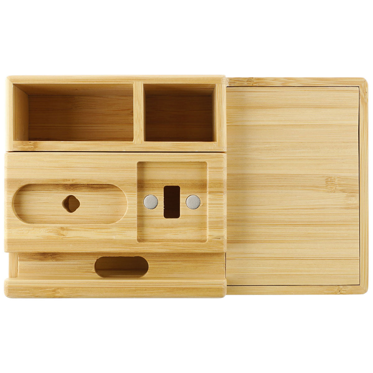 Leed's Natural Bamboo Fast Wirelsss Charging Dock Station