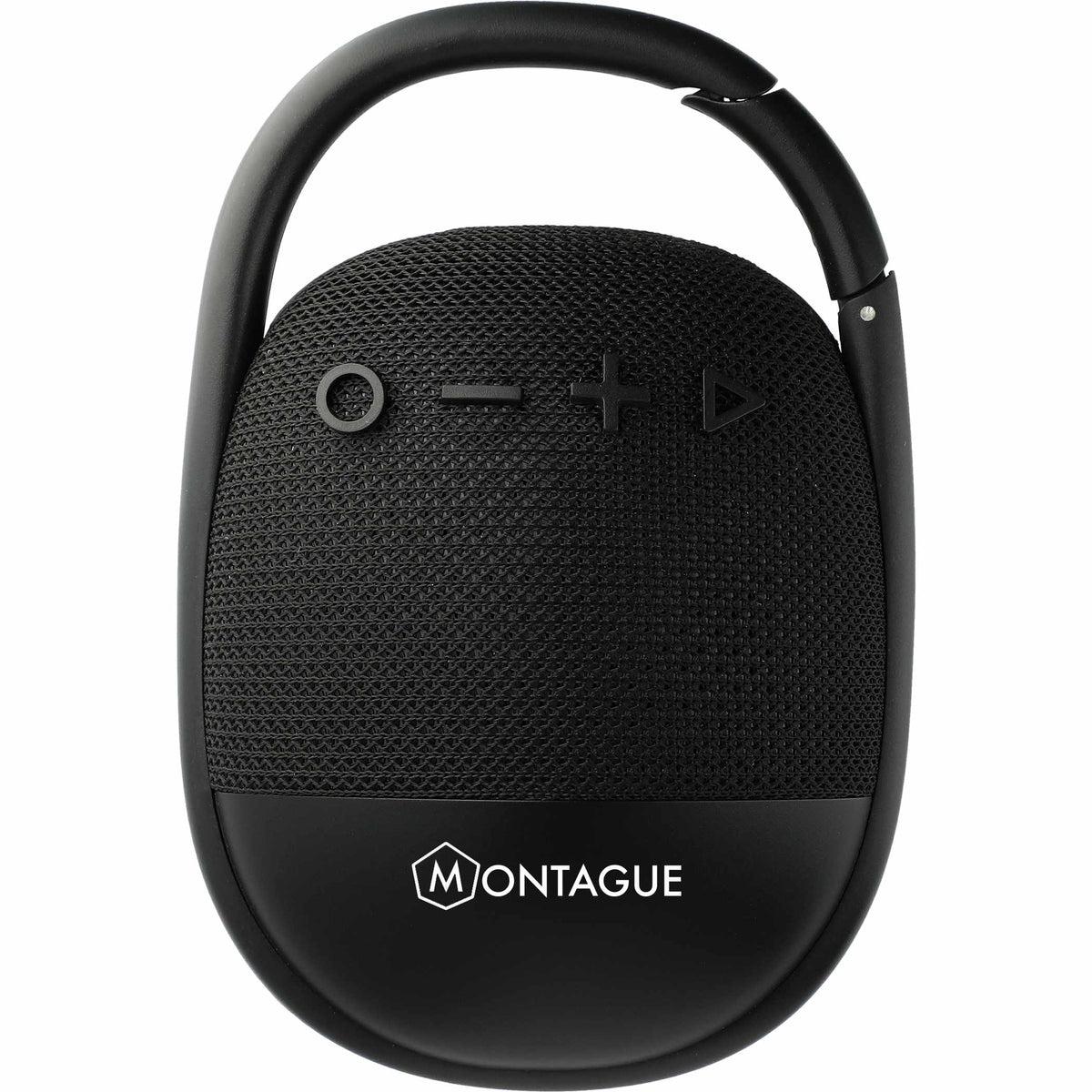 Leed's Black Fabric Clip Waterproof Bluetooth Speaker