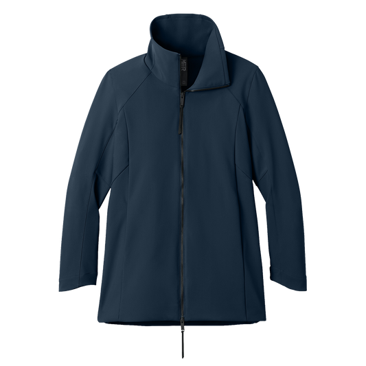 MiiR Women's Indigo Navy Nozawa Full-Zip Soft Shell
