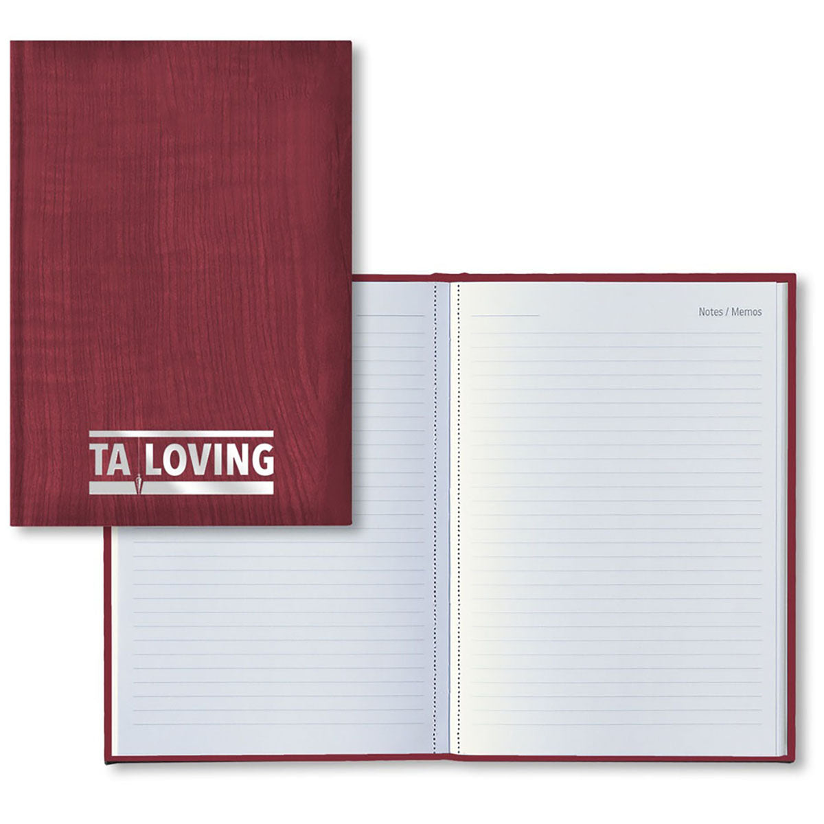 Castelli Red Castelli Red Cervino Medio Lined White Perf Page Notes & Memos Journal
