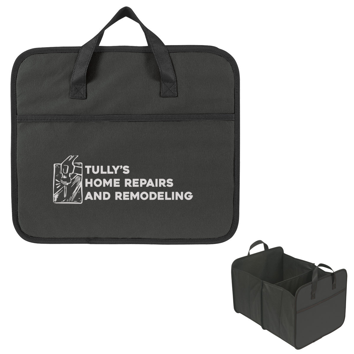 Hit Black Non-Woven Trunk Organizer