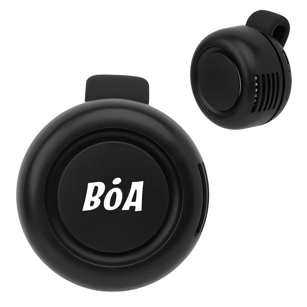 Hit Black rABS Mini Clip Fan