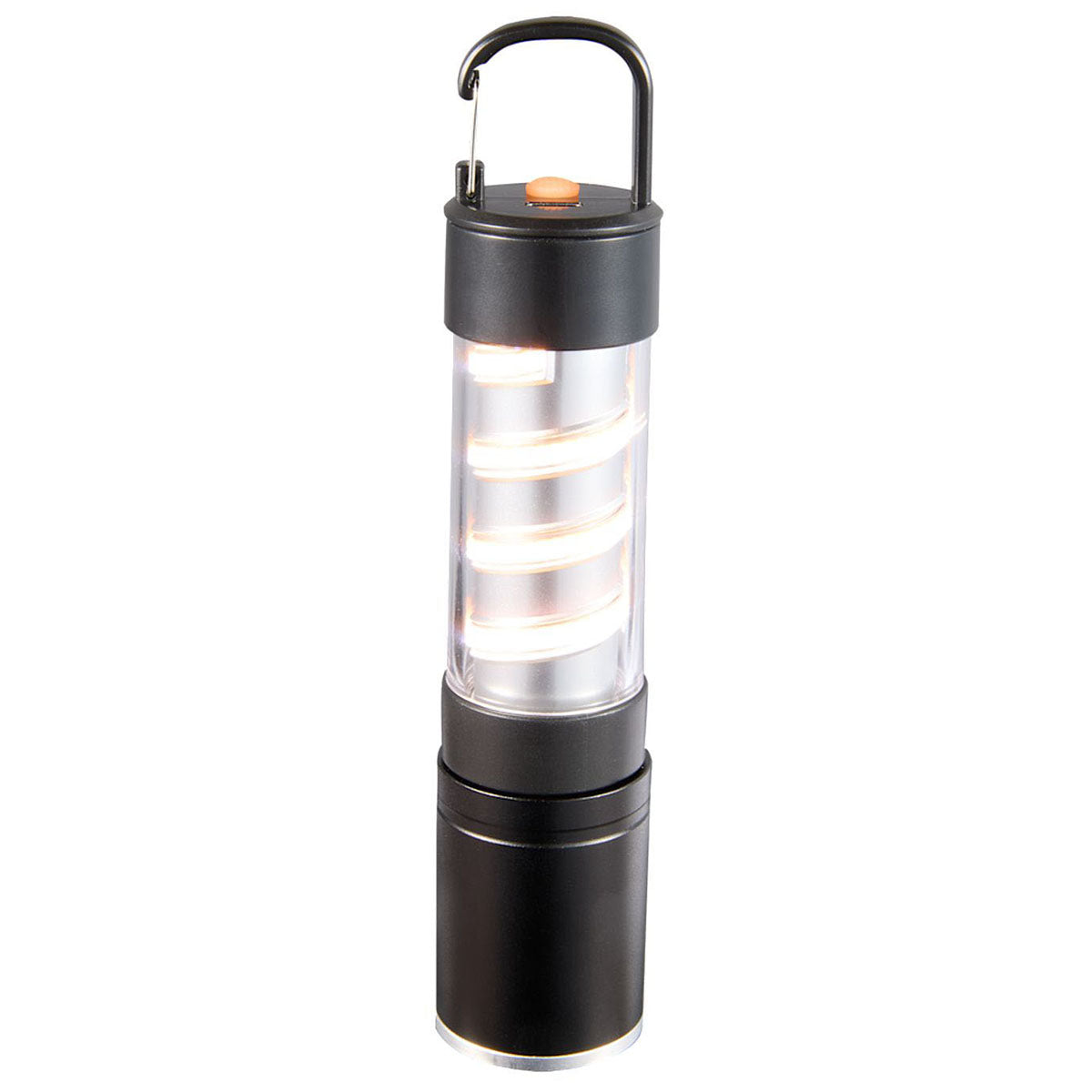 Leed's Black Hanging Spiral Filament Lantern Flashlight