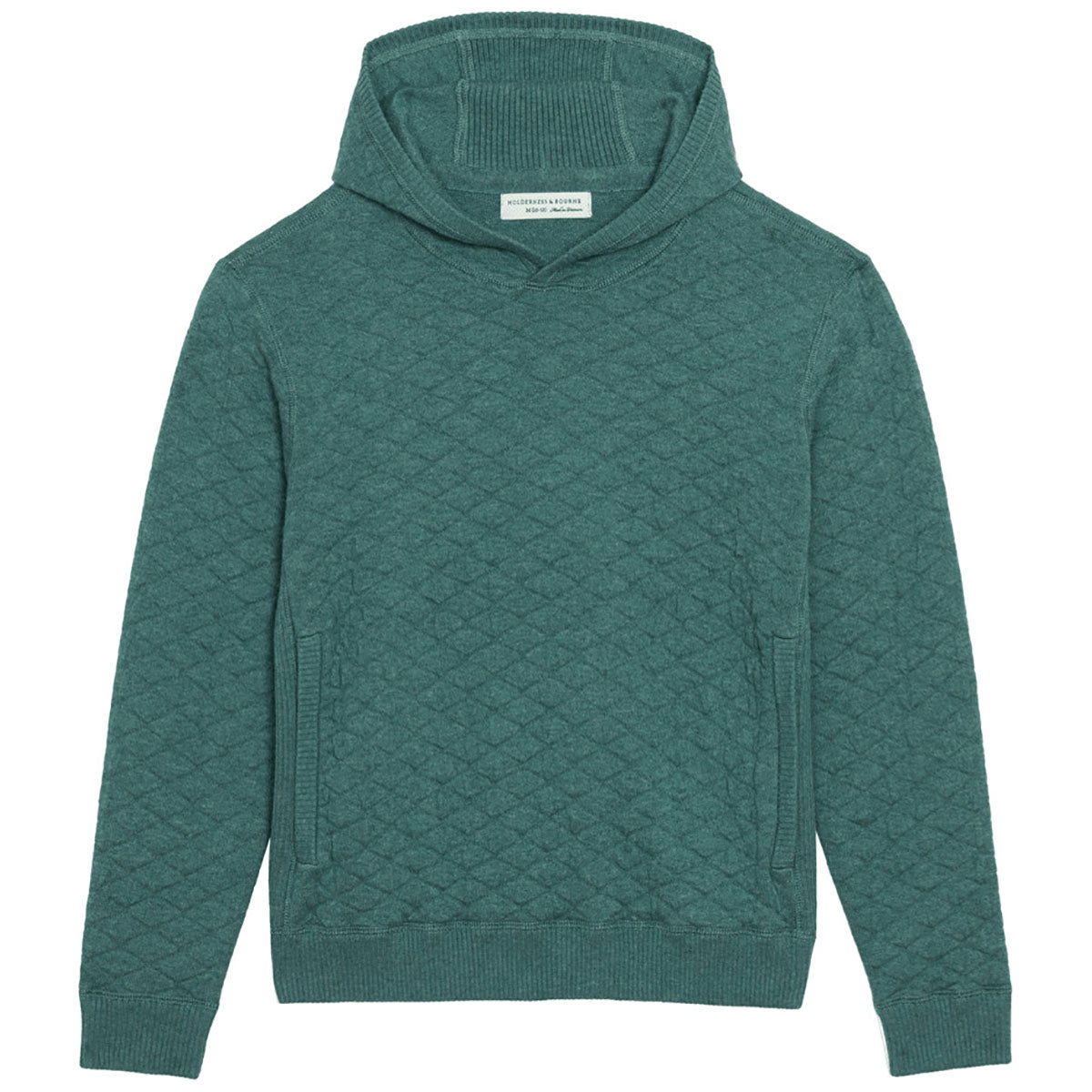 Holderness & Bourne Boy's Heathered California Spruce The Wallace Hoodie Sweater