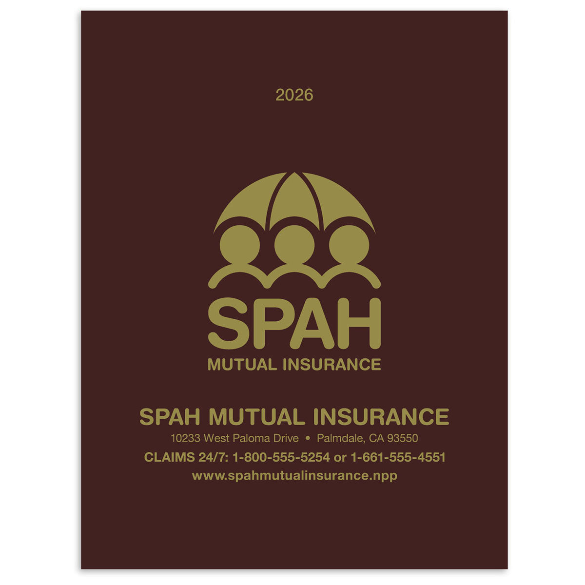 Triumph Calendars Burgundy Classic Monthly Planner
